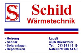 Schild Wärmetechnik